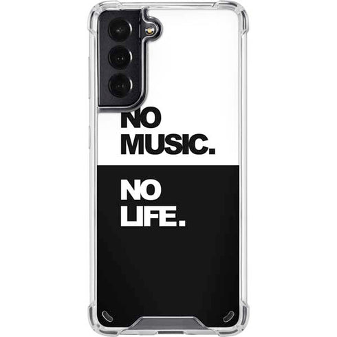 No Music No Life Galaxy S21 5G Clear Case