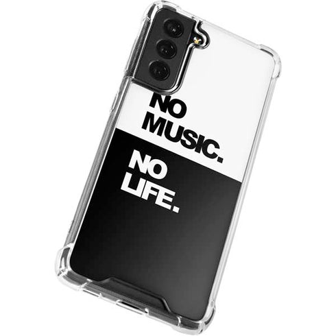 No Music No Life Galaxy S21 FE Clear Case