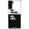 No Music No Life Galaxy S21 Plus 5G Clear Case
