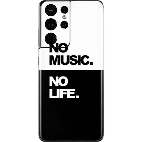 No Music No Life Galaxy S21 Ultra 5G Skin