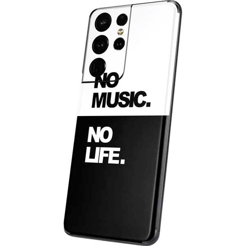No Music No Life Galaxy S21 Ultra 5G Skin