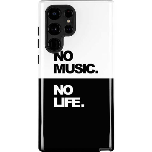 No Music No Life Galaxy S22 Ultra Pro Case