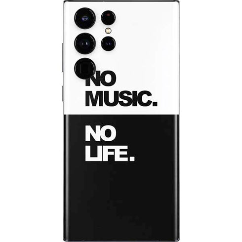No Music No Life Galaxy S22 Ultra Skin