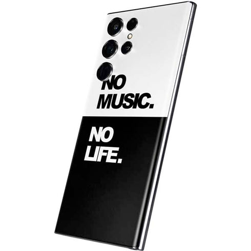 No Music No Life Galaxy S22 Ultra Skin