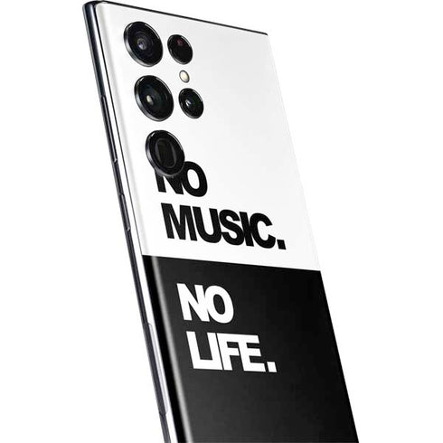 No Music No Life Galaxy S22 Ultra Skin