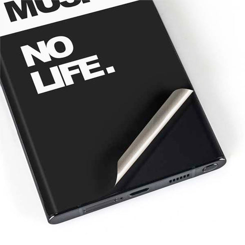 No Music No Life Galaxy S22 Ultra Skin