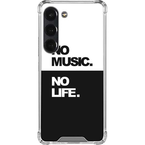No Music No Life Galaxy S23 Clear Case