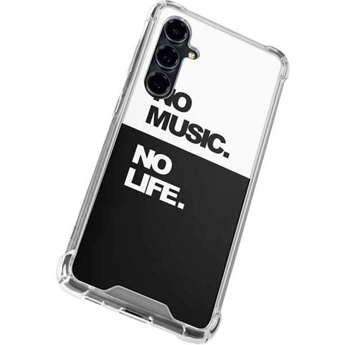 No Music No Life Galaxy S23 FE Clear Case