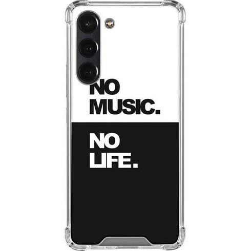 No Music No Life Galaxy S23 Plus Clear Case