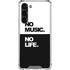 No Music No Life Galaxy S23 Plus Clear Case