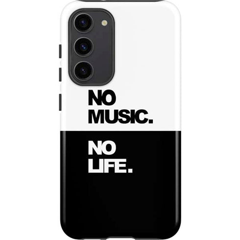No Music No Life Galaxy S23 Plus Pro Case