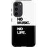 No Music No Life Galaxy S23 Plus Pro Case