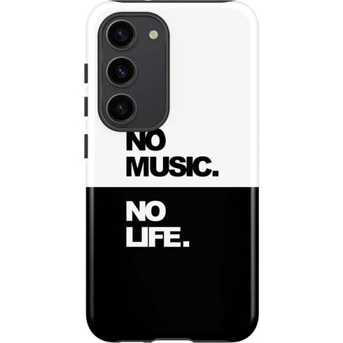 No Music No Life Galaxy S23 Pro Case