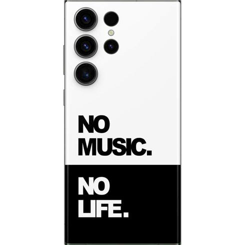 No Music No Life Galaxy S23 Ultra Skin