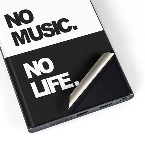 No Music No Life Galaxy S23 Ultra Skin
