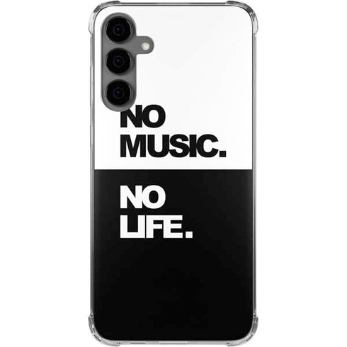 No Music No Life Galaxy S24 Plus Clear Case