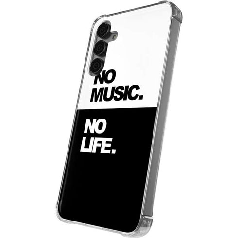No Music No Life Galaxy S24 Plus Clear Case