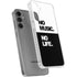 No Music No Life Galaxy S24 Plus Clear Case