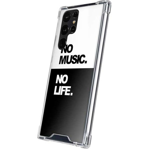 No Music No Life Galaxy S24 Ultra Clear Case