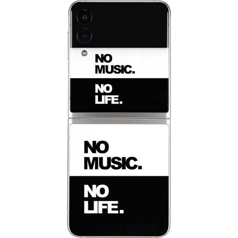 No Music No Life Galaxy Z Flip3 5G Skin