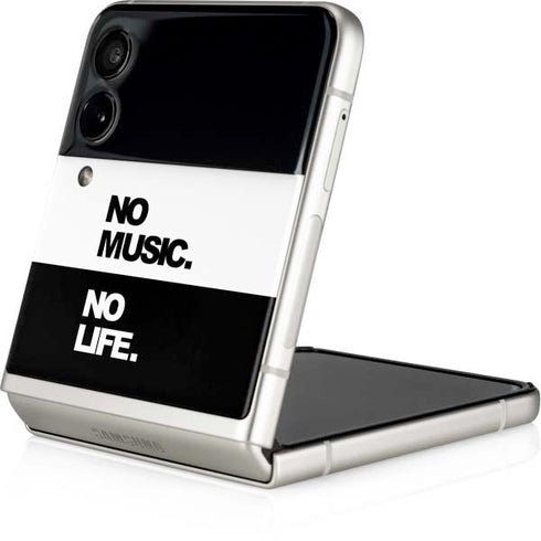 No Music No Life Galaxy Z Flip3 5G Skin