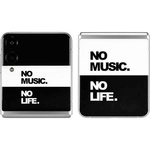 No Music No Life Galaxy Z Flip4 5G Skin