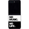 No Music No Life Galaxy Z Flip5 5G Skin