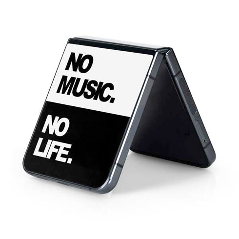 No Music No Life Galaxy Z Flip5 5G Skin