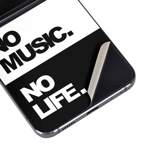 No Music No Life Galaxy Z Flip5 5G Skin