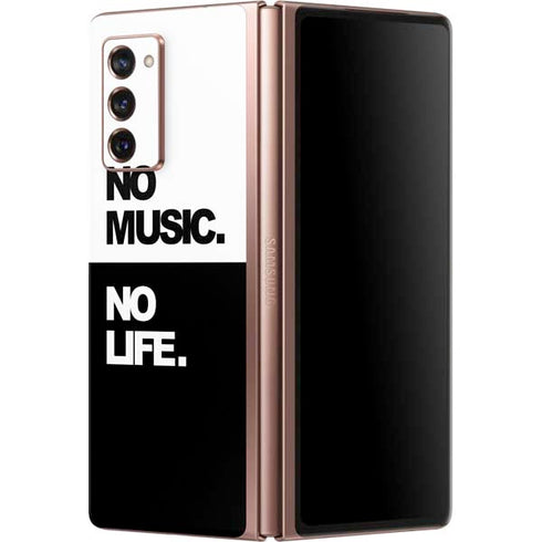 No Music No Life Galaxy Z Fold2 5G Skin