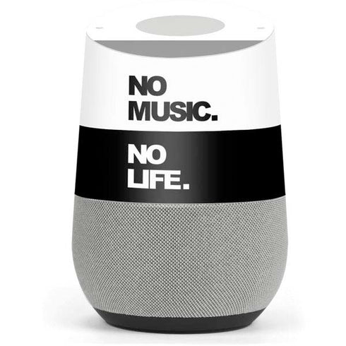 No Music No Life Google Home Skin