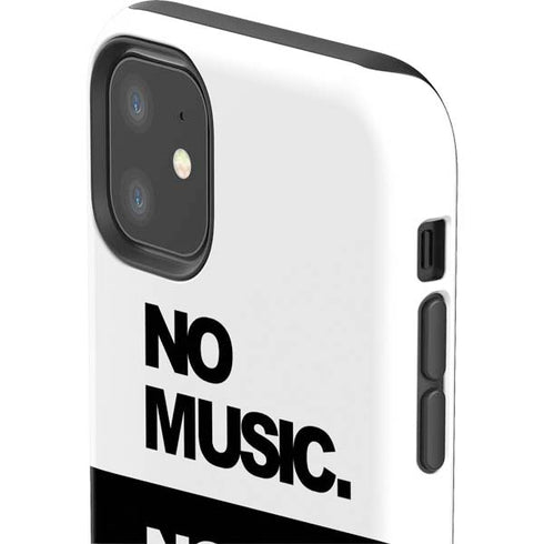 No Music No Life iPhone 11 Impact Case
