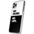 No Music No Life iPhone 11 Pro Clear Case