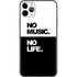 No Music No Life iPhone 11 Pro Max Skin