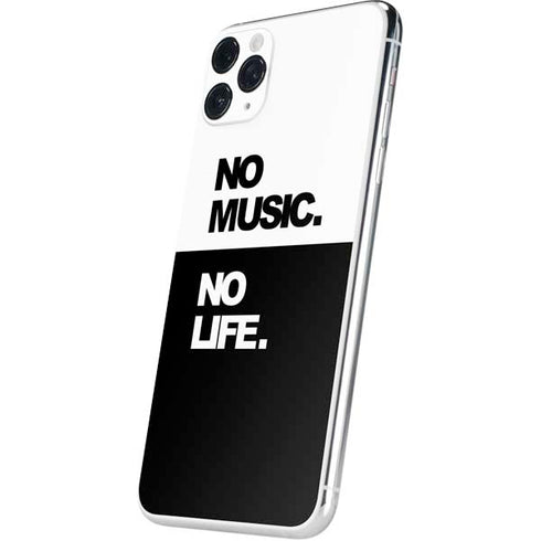 No Music No Life iPhone 11 Pro Max Skin
