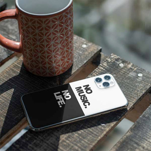 No Music No Life iPhone 11 Pro Max Skin
