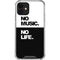 No Music No Life iPhone 12 Clear Case