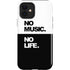 No Music No Life iPhone 12 Impact Case
