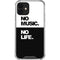 No Music No Life iPhone 12 Mini Clear Case