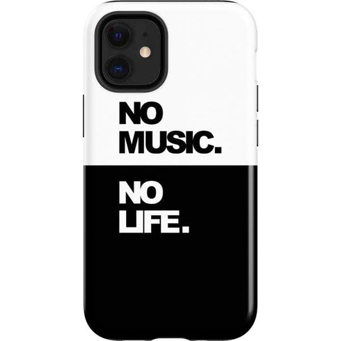 No Music No Life iPhone 12 Mini Impact Case