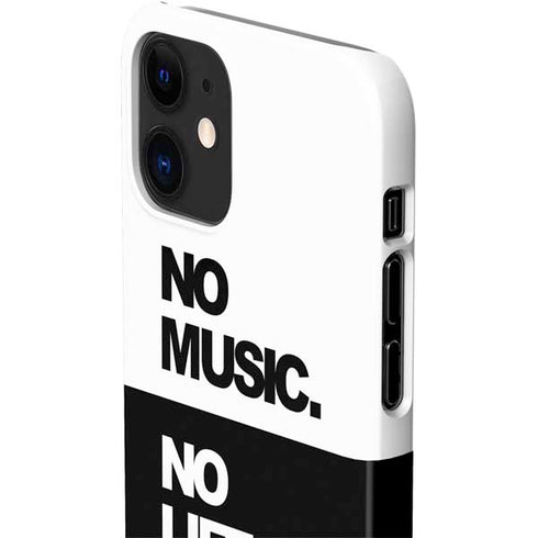 No Music No Life iPhone 12 Mini Lite Case
