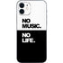 No Music No Life iPhone 12 Mini Skin