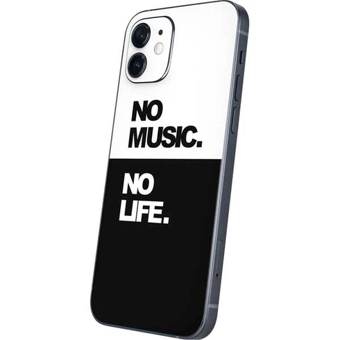 No Music No Life iPhone 12 Mini Skin