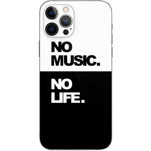 No Music No Life iPhone 12 Pro Skin