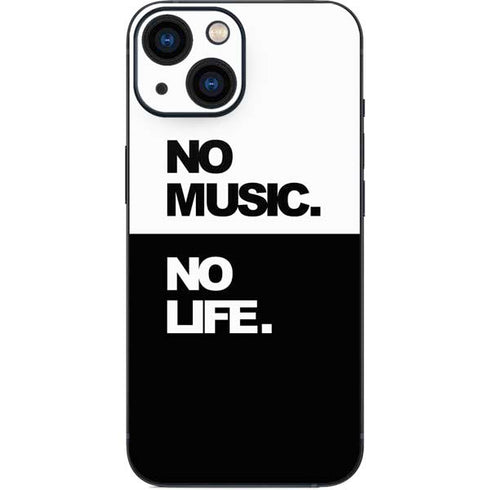 No Music No Life iPhone 13 Mini Skin