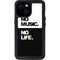 No Music No Life iPhone 13 Mini Waterproof Case