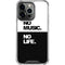 No Music No Life iPhone 13 Pro Clear Case