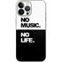 No Music No Life iPhone 13 Pro Max Skin