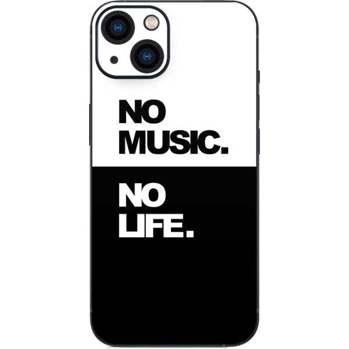 No Music No Life iPhone 13 Skin