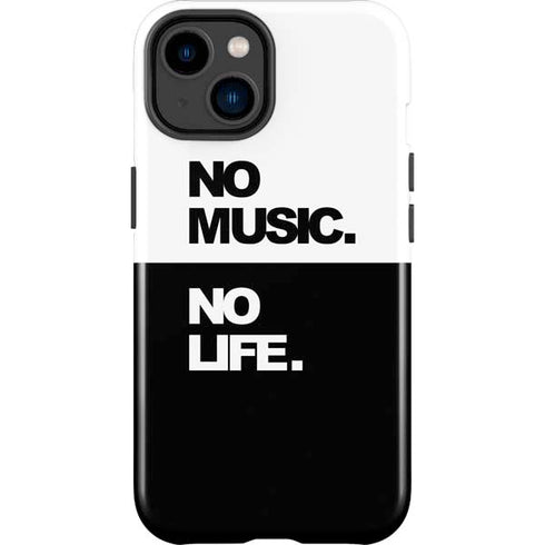No Music No Life iPhone 15 Plus Impact Case
